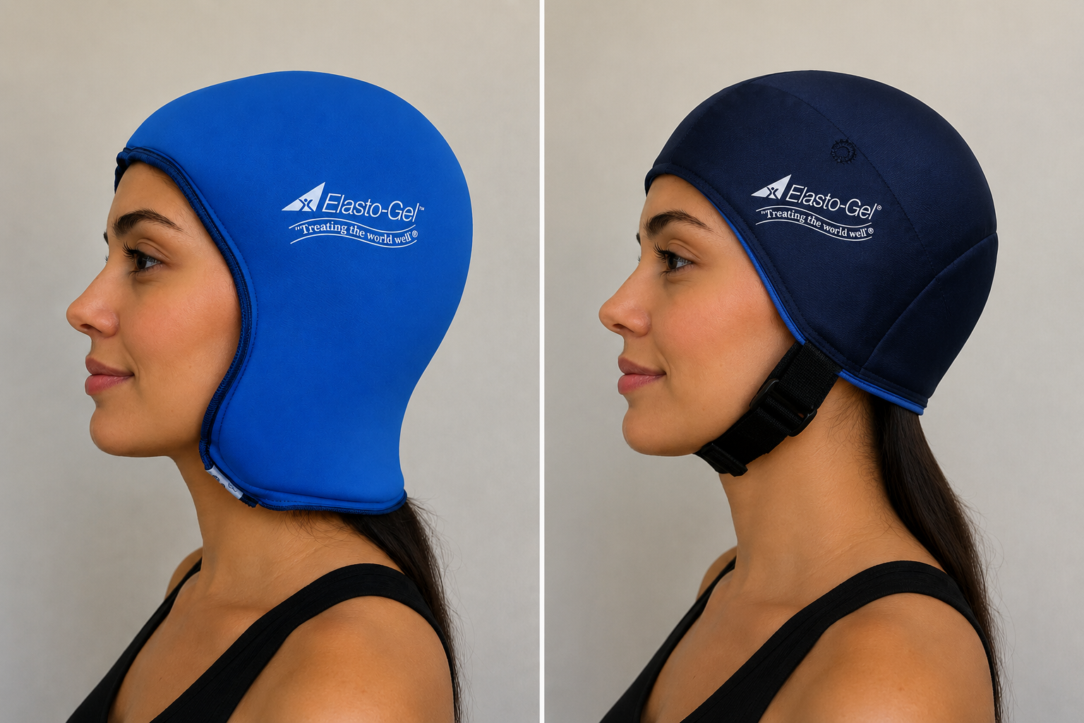 Modelos Elasto-Gel CAP 602 e CAP 610 utilizados na crioterapia capilar